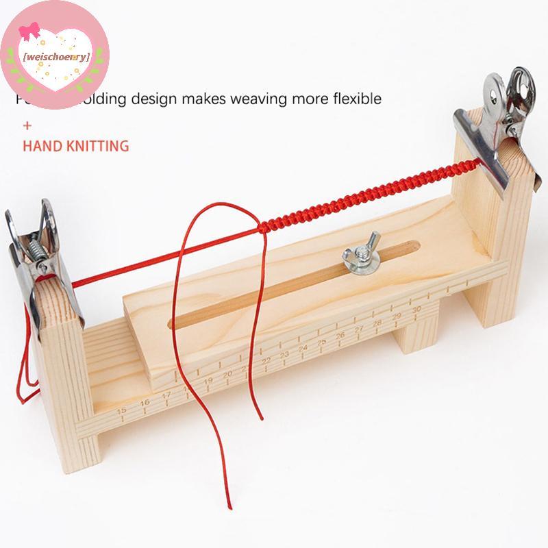 WW Creative ปฏิบัติเชือก Braiding เครื่องมือถักเชือกมือ Ra สําหรับสร้อยข้อมือ Nelaces DIY Handcraft เชือกถักเครื่องมือ TH