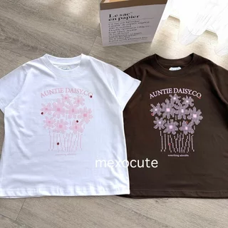 mexocute (อก38/อก34) เสื้อครอป Baby Tee ผ้าคอตตอน หนานุ่ม เดอะพัมกิ้น #4