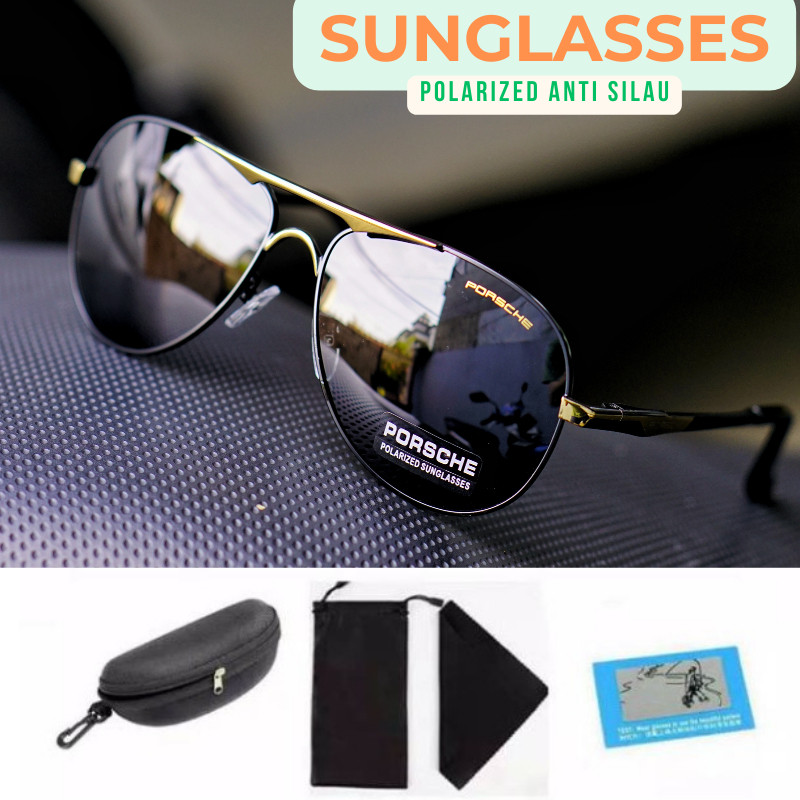 แว่นกันแดด Aviator สําหรับผู้ชายและผู้หญิง PD722 Polarized Anti-Glare UV400 สําหรับกิจกรรมกลางแจ้งพร