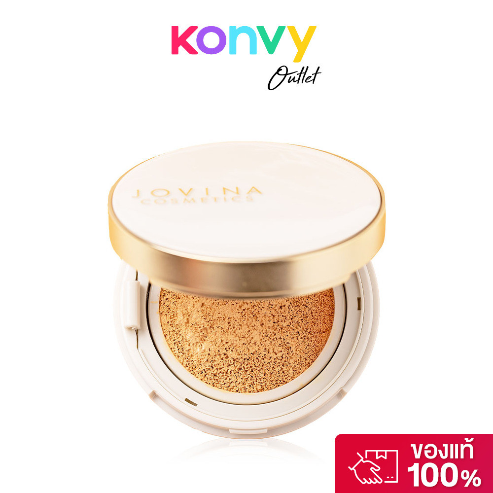 คุชชั่นโจวีน่า JOVINA COSMETICS Everyday Perfecting Cushion Long Wear SPF 25 PA+++ 15g.