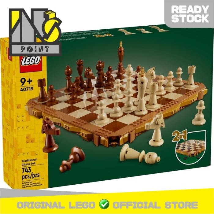 LEGO 40719 - BRICK AND MORE - TRADITIONAL CHESS SET V7SFRK4S1G