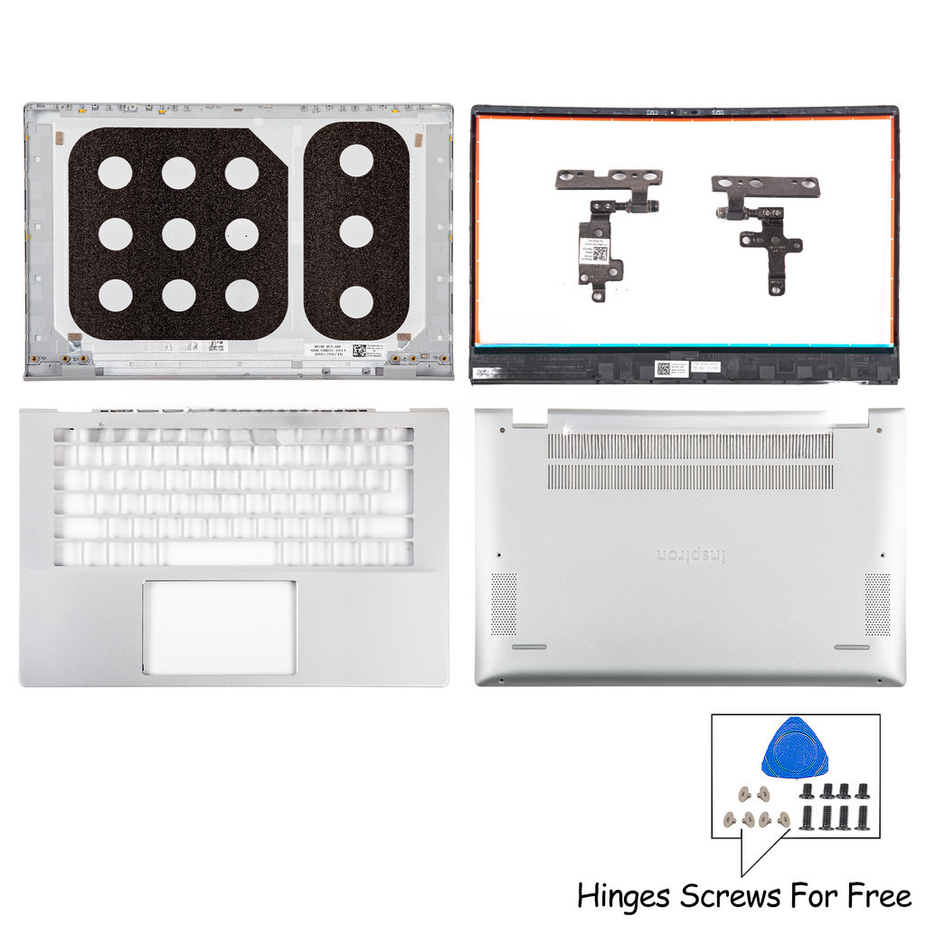 ฝาครอบใหม่สําหรับ Dell Inspiron 14 5401 5402 5405 5408 5409 P130G 0WK1KG กรอบ 0T23C6 0CXCY0 บานพับบน