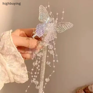 [highbuying] ยาวลูกปัด sel สําหรับผู้หญิง Fairy Temperament หวานเจ้าหญิง Hairpin แฟชั่นอุปกรณ์เสริมผมใหม่สต็อก