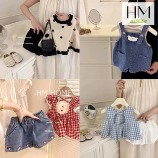 ใหม่ เสื้อผ้าเด็กผู้หญิง ชุดเซ็ตแฟชั่นลูกสาว ชุดเซ็ต 2 ชิ้น เสื้อ+กางเกง