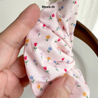 ในไทย-พร้อมส่ง✨ยางรัดผมลูกไม้ลายดอกไม้หวานๆ สำหรับผู้หญิง เชือกรัดผมแบบหางม้าต่ำ อเนกประสงค์-Move