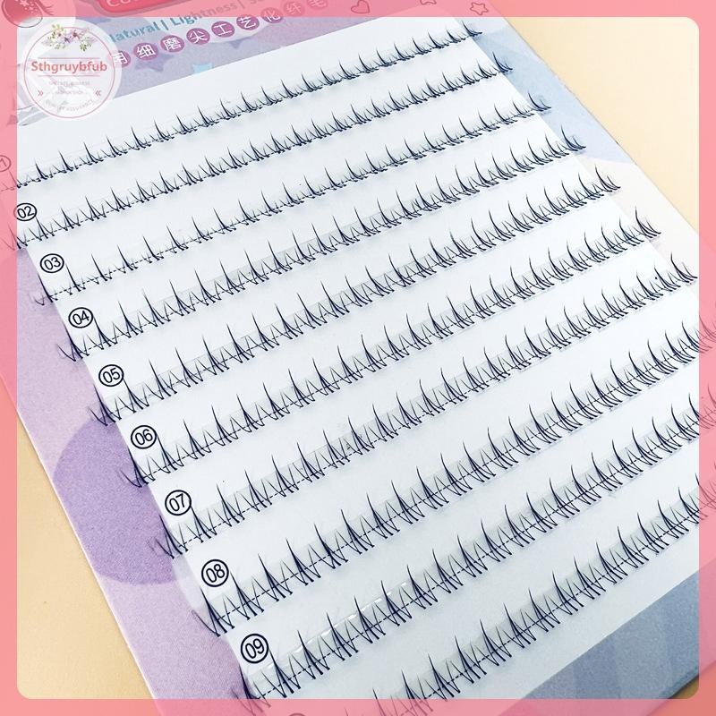 STHB Lower Lashes ธรรมชาติ Lower Lashes Segmented Lower Lashes Single Lashes การ์ตูน Lower Lashes เค
