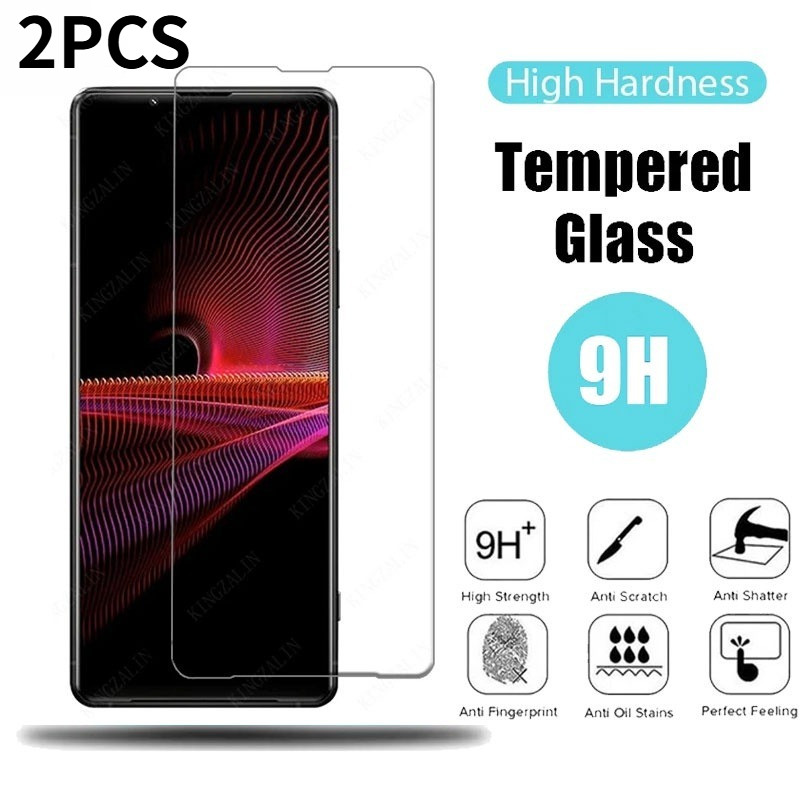 2PCS Anti Spy ความเป็นส่วนตัวฟิล์มกระจกนิรภัยสําหรับ Sony Xperia 5 1 V IV III II VI Black Edge Oil-Proof Screen Protector สําหรับ Sony Xperia 10 VI V III II IV HD ฟิล์มกระจกใส