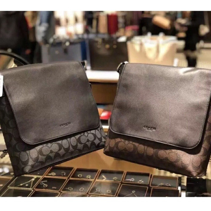 🔥พร้อมส่ง🔥 กระเป๋าสะพายข้างผู้ชาย COACH กระเป๋าผู้ชาย ธุรกิจ F71765 F54788 F26068 Crossbody bag