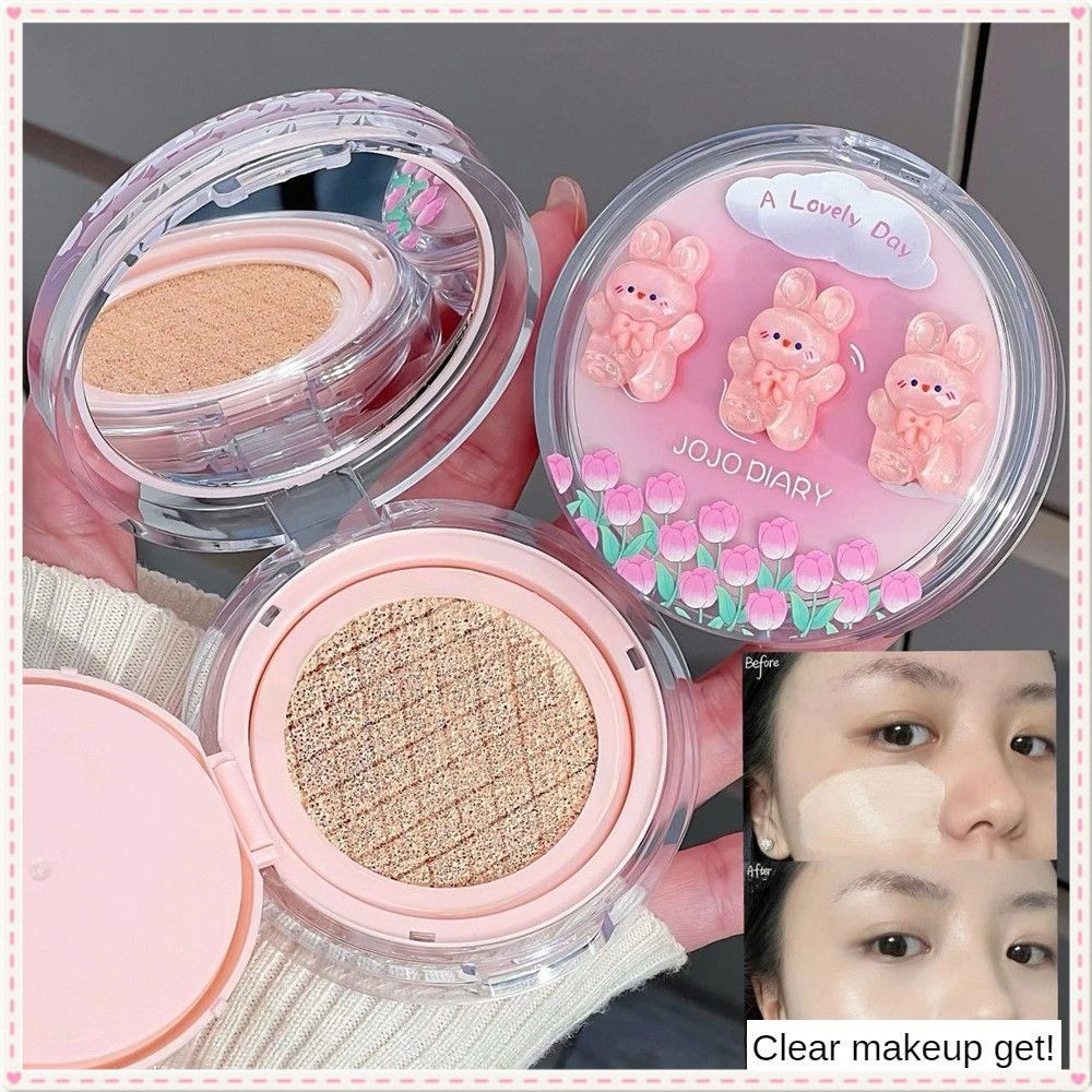 Jojo Diary Sweetheart Cute Rabbit Series Air Cushion Bb Cream Even Skin Color Foundation รองพื้นเนื้