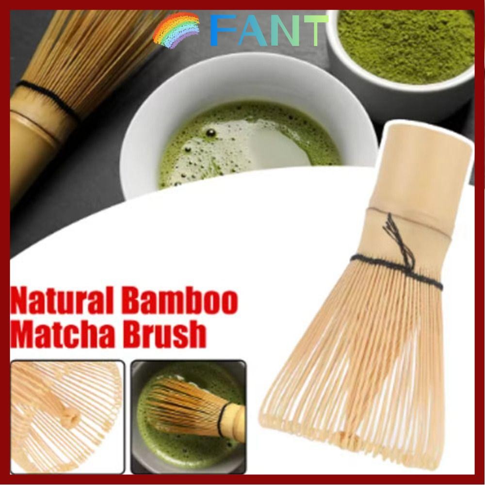 จัดส่งจากประเทศไทยFANT Chasen, Reusable Bamboo Matcha Whisk, ชุดน้ําชาญี่ปุ่นที่มีประโยชน์ Matcha Green Tea Powder Whisk อุปกรณ์ครัว