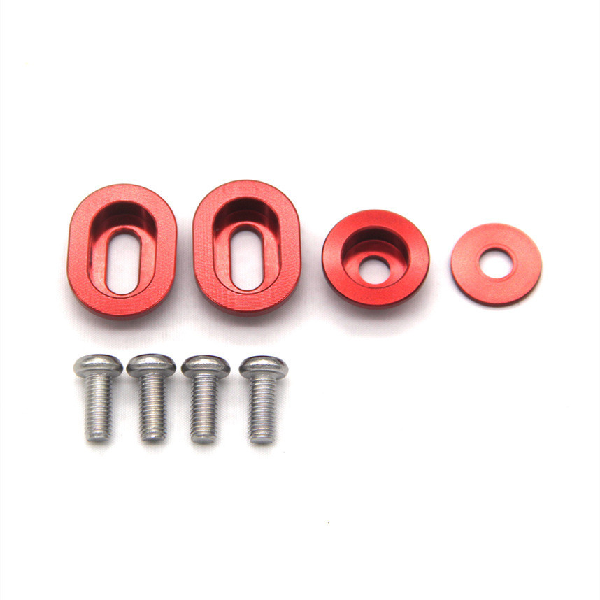 อุปกรณ์ตกแต่งรถจักรยานยนต์ออฟโรด CRF250L ตะเกียบแบนด้านหลังรถพ่วงยาง CNC อลูมิเนียมอัลลอยด์สกรูปะเก็