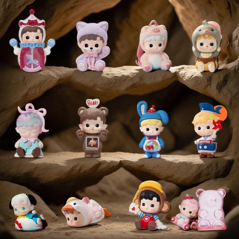 POPMART HACIPU Secret Land Story Series MINI Action Figure Mystery Box ของเล่นของขวัญ