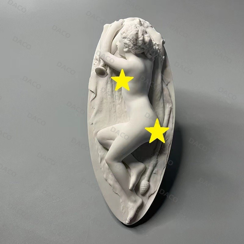 นอร์ดิก INS งานฝีมือย้อนยุคระดับสูง ประติมากรรมโรมัน อโรมาเธอราพี ปูนปลาสเตอร์ ของตกแต่งโต๊ะทำงาน ตกแต่งบ้าน