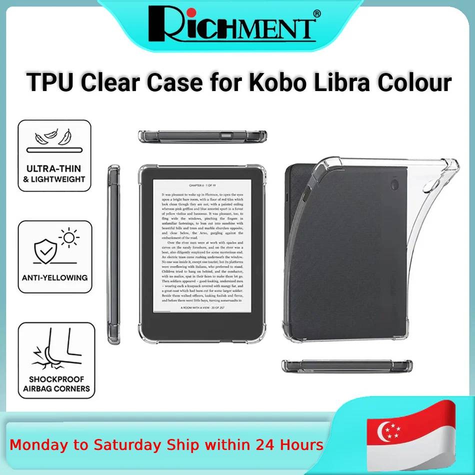 RICHMENT สําหรับ Kobo Sage 8"/Kobo Nia 6"/Kobo Libra H20 7"/Kobo Clara HD E-Book Reader Clear Soft T