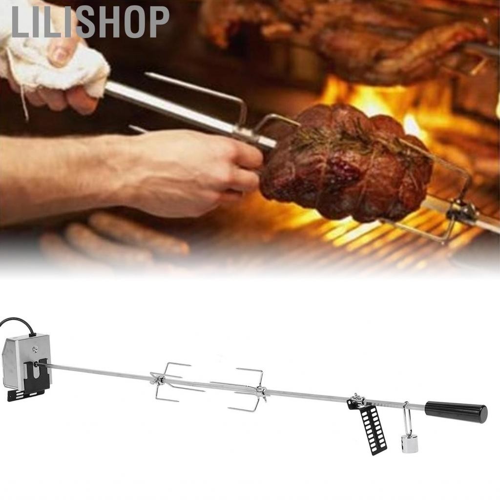 Lilishop LILISHOP-TH BROLEO ELECTRIC BARBECUE GRILL KIT 304 มอเตอร์สแตนเลสมัลติฟังก์ชั่นสำหรับการตั้