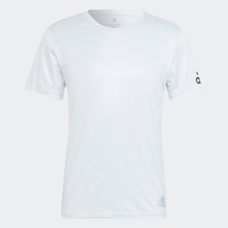 adidas วิ่ง เสื้อยืด Run It ผู้ชาย สีขาว HB7471