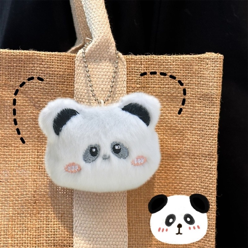 Candyพวงกุญแจ จี้ตุ๊กตาการ์ตูนสัตว์ กระต่าย แพนด้าน่ารัก แบบนิ่ม - รูปที่ 5