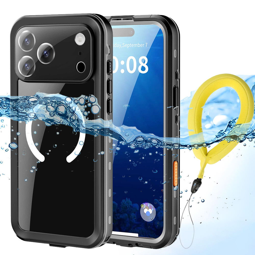 เคสกันน้ํา IP68 เข้ากันได้กับ iPhone 17 Pro Max Air Water Resistance Underwater Cover Full Seal 360 ปลอกดําน้ําตื้น