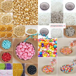 🛒พร้อมส่ง🇹🇭🇹🇭🛒เม็ดน้ำตาลตกแต่งเค้ก น้ำตาลแต่งเค้ก เม็ดมุกน้ำ…