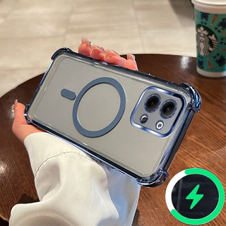 Case for OPPO reno 9 10 11 12 13 Pro reno 11f 12F 13F 5G phone case silicone transparent soft shell magnetic charging four corner anti drop 017