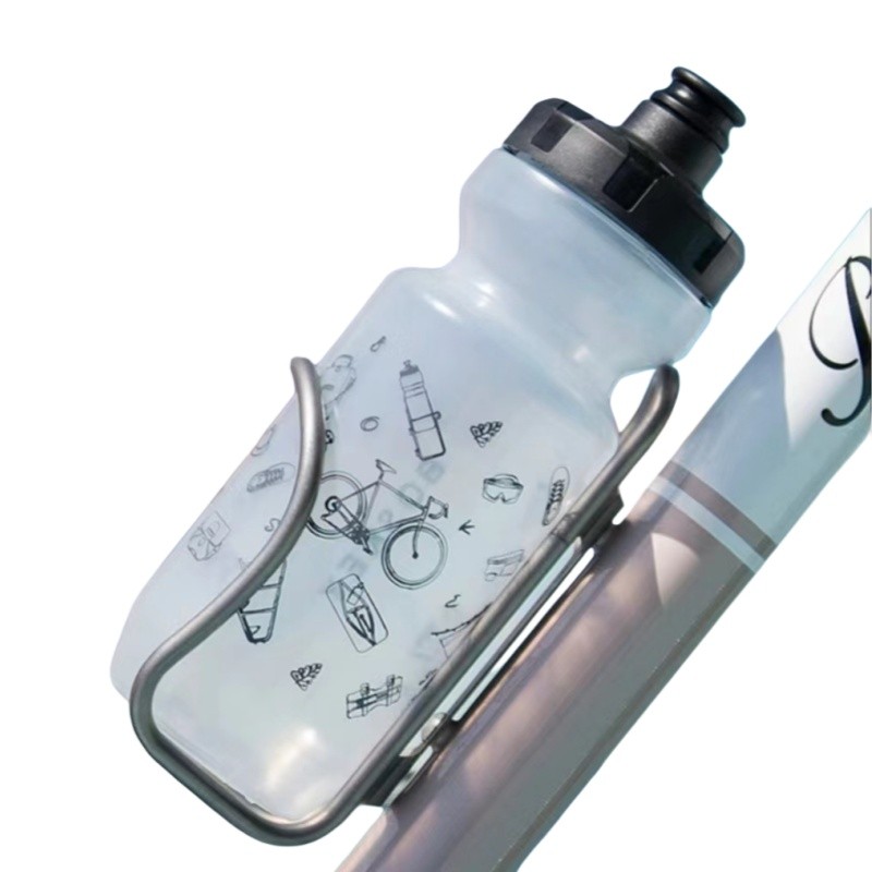 LitePro กรงขวดโลหะผสมไทเทเนียมสำหรับจักรยาน น้ำหนักเพียง 34G เหมาะสำหรับ Brompton และ MTB