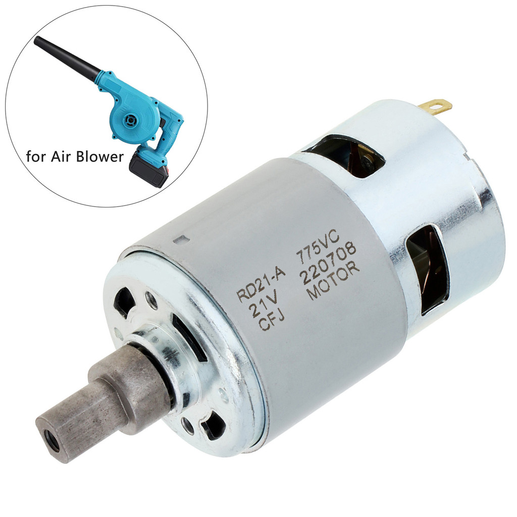 มอเตอร์โบลเวอร์ไฟฟ้า 18-21V 15,000RPM ความเร็วสูง 775 DC มอเตอร์