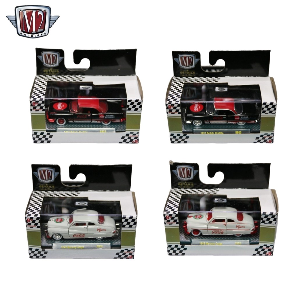 M2 Machines 1:64 Diecast Assembly Model Car – ของเล่นรถโลหะผสมที่ปรับแต่งได้สําหรับนักสะสมและงานอดิเ
