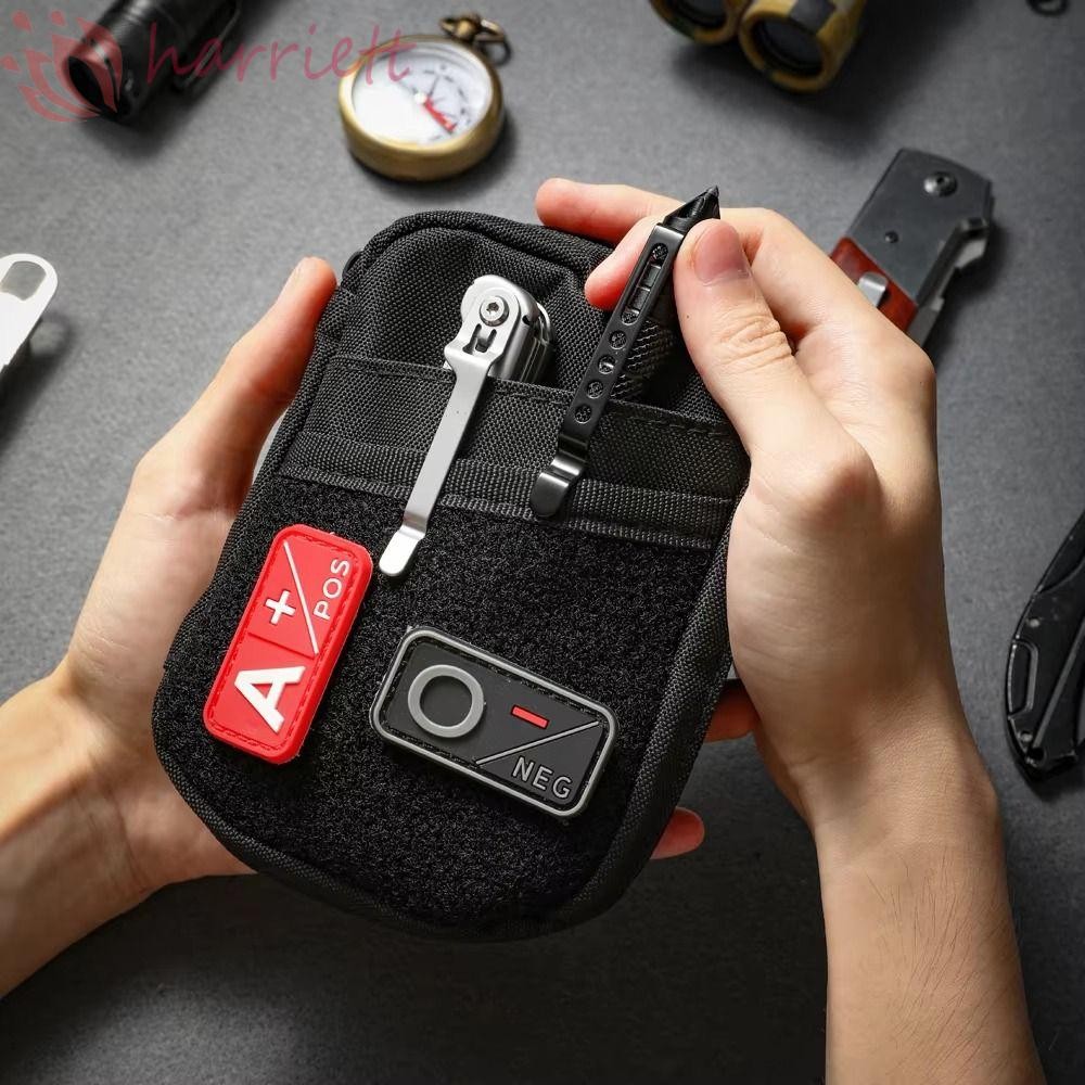 HARRIETT EDC Organizer Pouch, Sundries Bag Tool Pocket EDC Pouch, Multitools Mini Wallet Outdoor Gea