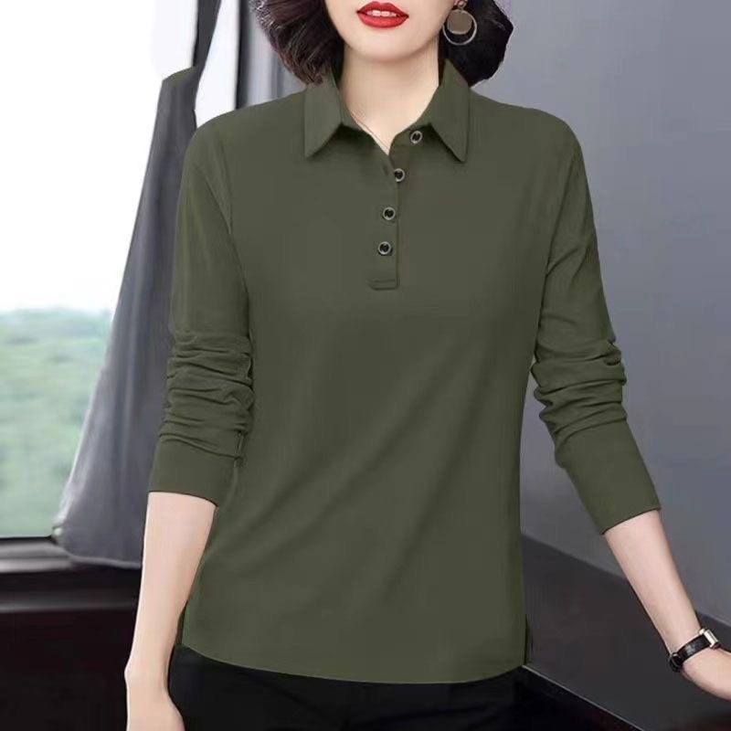 เสื้อแขนยาวสไตล์ใหม่ ทรงหลวม ใส่สบาย เหมาะกับฤดูใบไม้ผลิและใบไม้ร่วง
