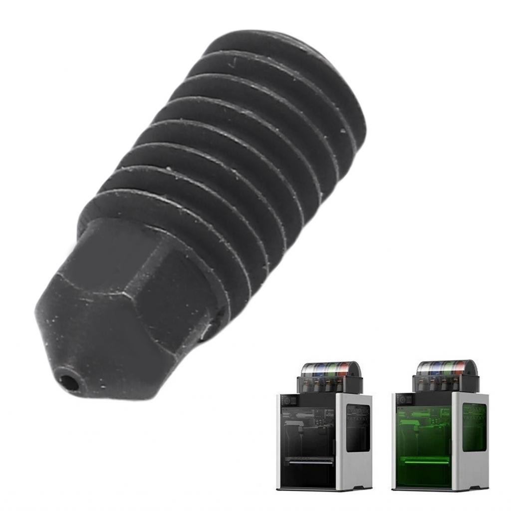 lodath-th 6pcs หัวฉีดเหล็กแข็งพอดีกับ Bambu Lab H2D H2D 3D Printer Replacement Kit 0.8 มม. การพิสูจน