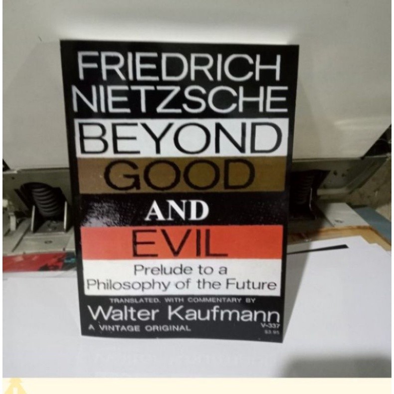 หนังสือ BEYOND GOOD AND EVIL NIETZSCHE