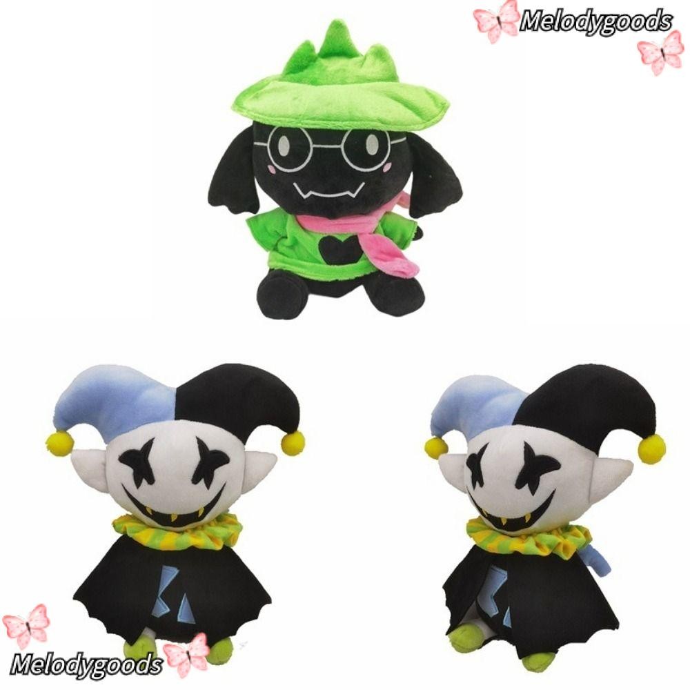 MELODG Jevil Deltarune ตุ๊กตาตุ๊กตา,นุ่มการ์ตูนอะนิเมะตุ๊กตาของเล่น, Kawaii Plush/PP ผ้าฝ้ายนุ่ม Plu