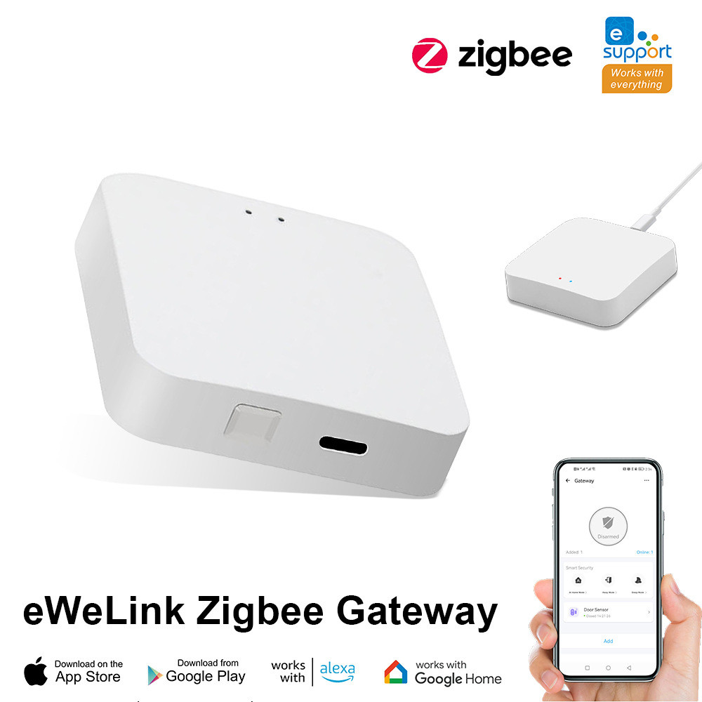 Yiwei การเชื่อมต่อเกตเวย์ zigbee3.0 เกตเวย์ไร้สาย eWelink Gateway สมาร์ทโฮมเฉพาะเกตเวย์