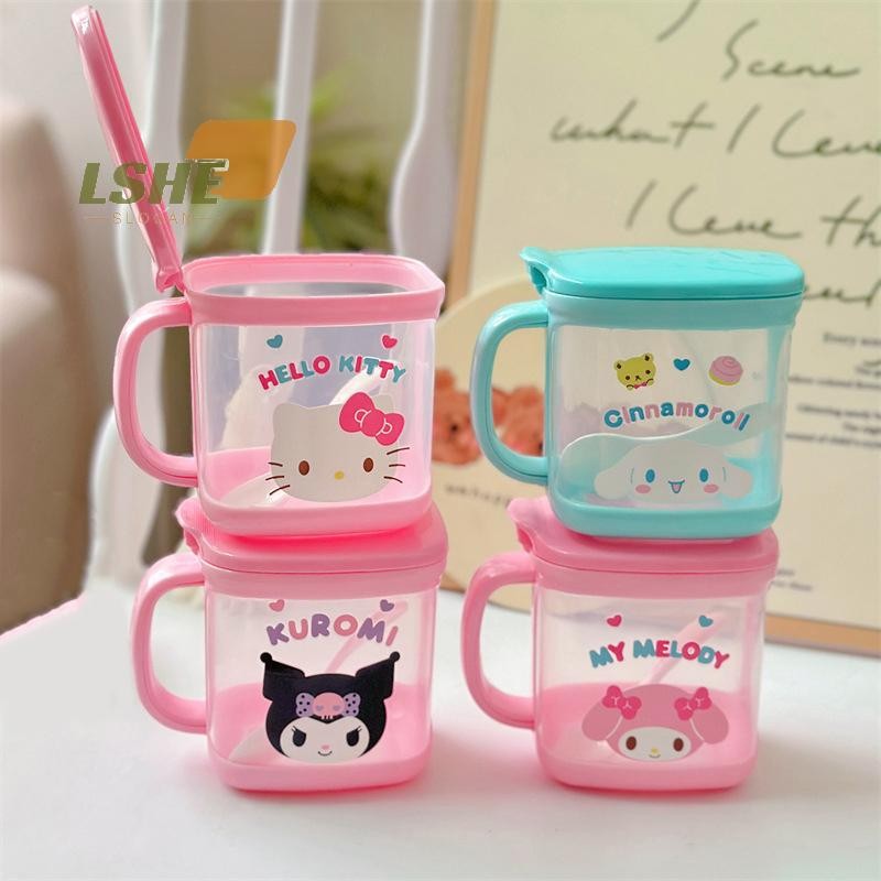 [LSHE] Sanrio Hello Kitty Kitchen Seasoning Box Kuromi Melody Cinnamoroll Msg Salt Sugar Jar ในครัวเ