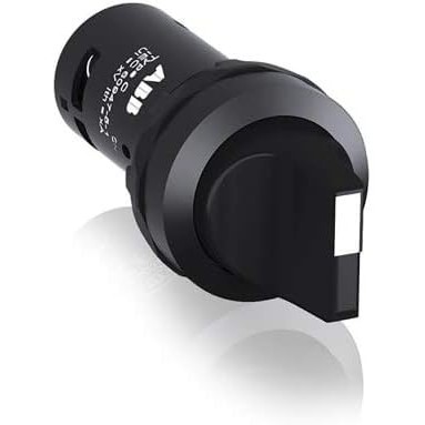 สวิตช์เลือก; 2 Pos; 90 Deg; ฝาพลาสติกสีดํา; 1 ไม่มี; หลัก; สีดํา, C2SS2-10B-10