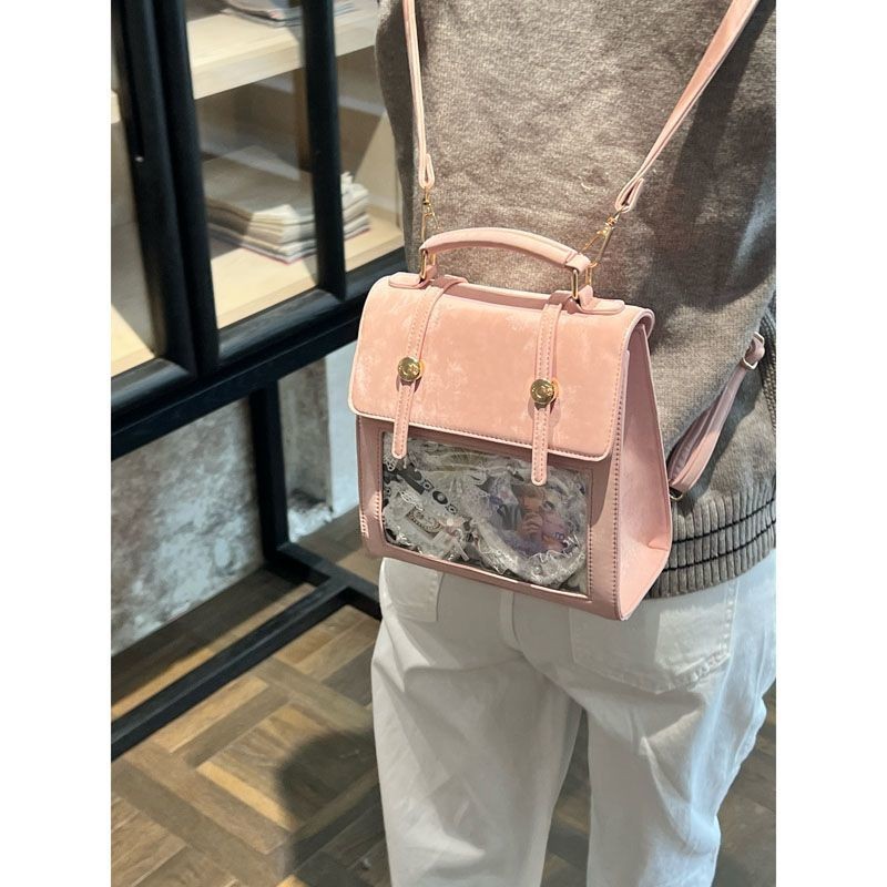 Amy Rabbit Female Bag Fashion Niche Design Pain Bag Texture Simple Backpack#11.18
