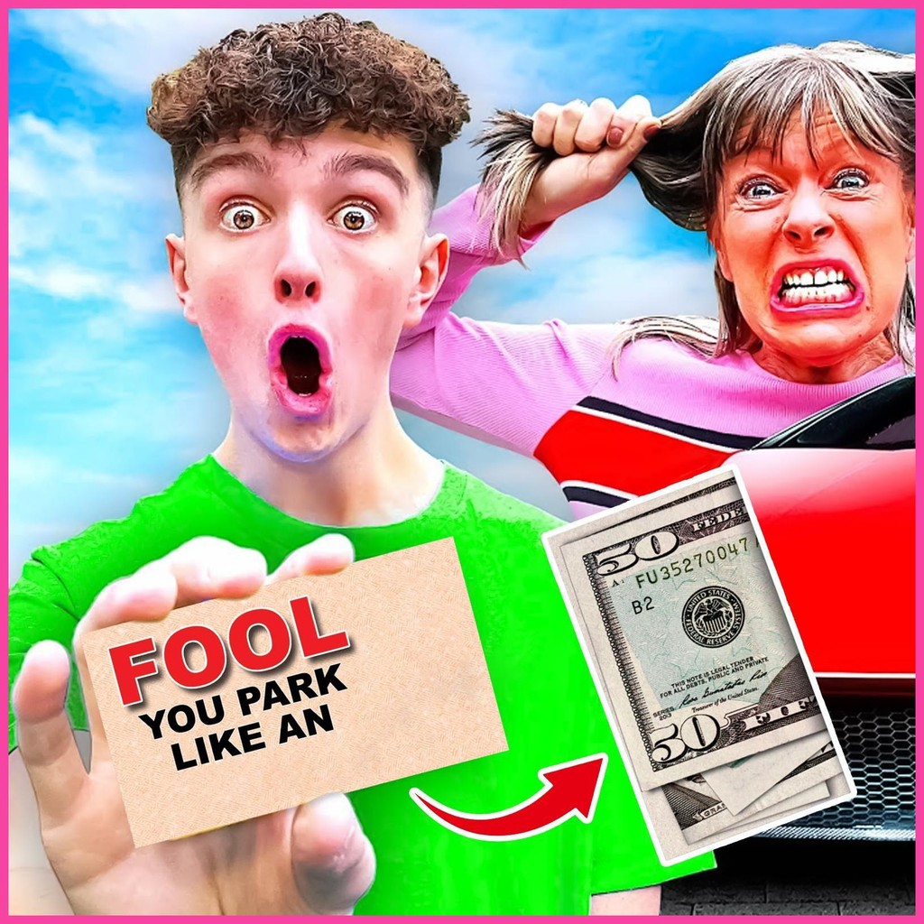 50 Dollar Prank Card ที่จอดรถ Kidding Tickets สําหรับที่จอดรถ Joke Props ตั๋ว 50 ชิ้นสําหรับกิจกรรมธ