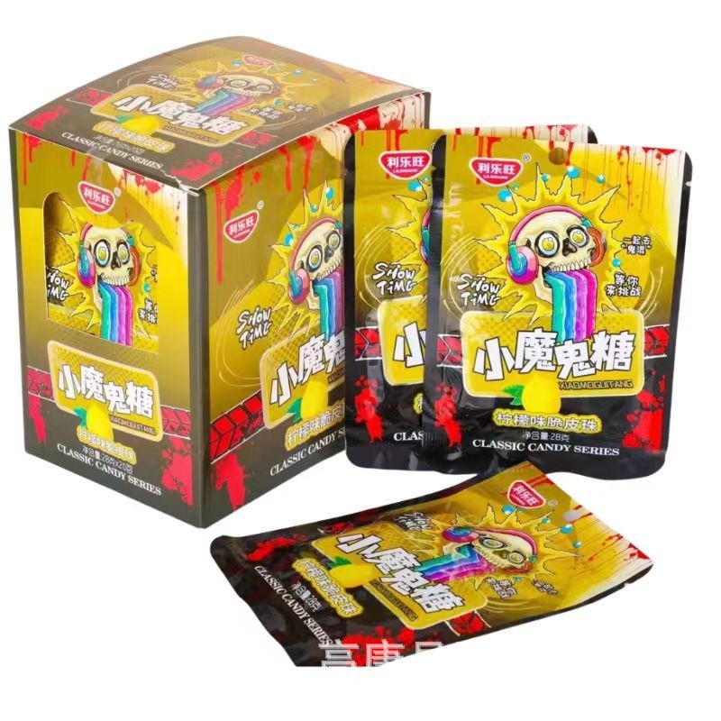 Tetra Pak Little Devil Fruit Crispy Candy Halloween Quirky Nostalgic Crispy Candy100%T250924