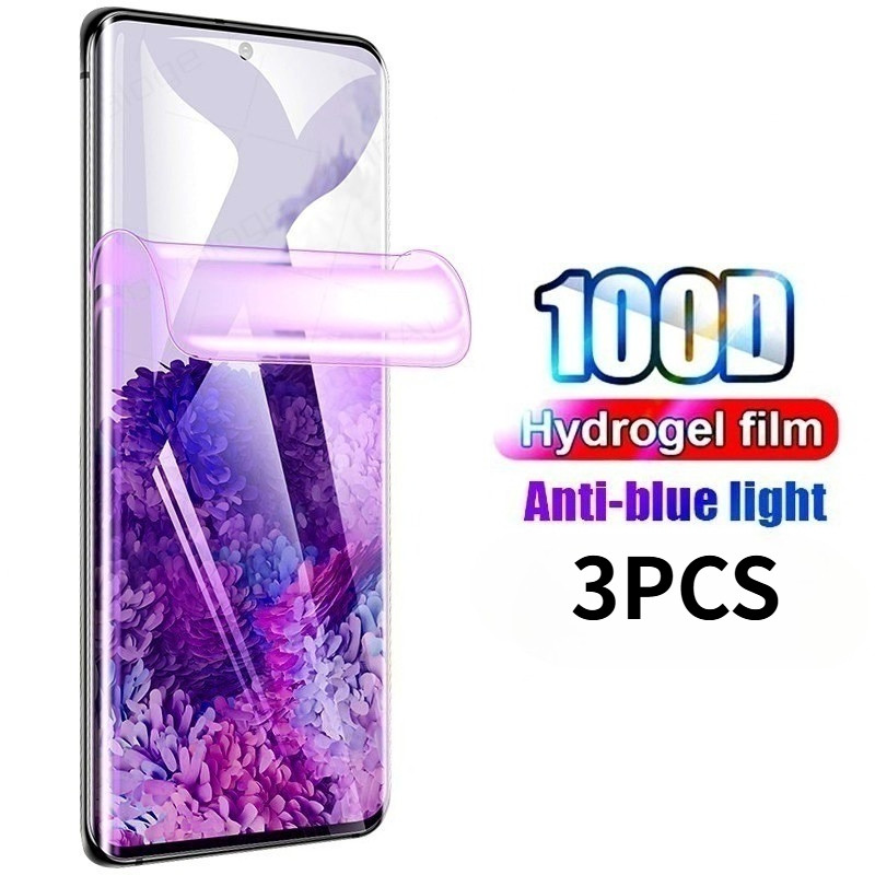 3 ชิ้น Anti Blue Light Hydrogel ฟิล์มสําหรับ vivo Y300t Y300i Y300 Y400 Pro Plus GT 5G 4G HD Clear โ
