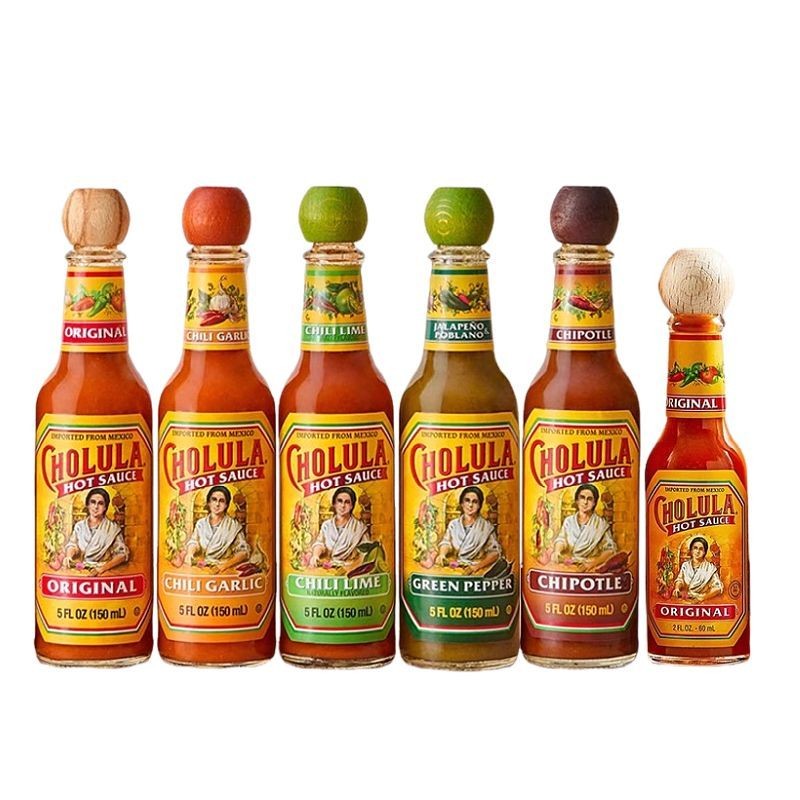 CHOLULA原味辣汁墨西哥辣椒酱辣酱娇露辣大蒜HOT SAUCE进口蘸酱CHOLULA Original Spicy Mexican Spicy20250924