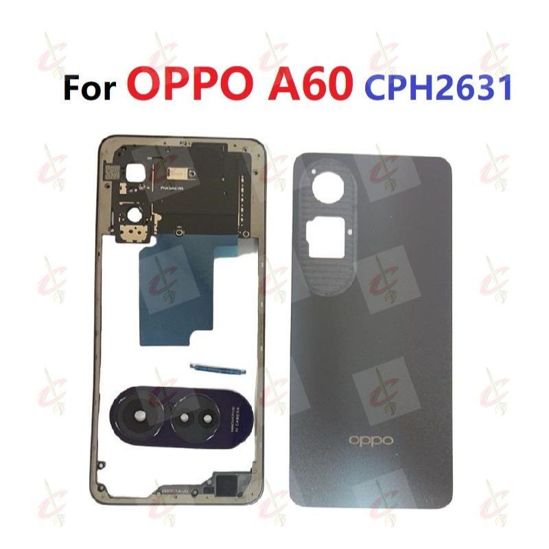 ฝาหลังสําหรับ OPPO A60 4G CPH2631 กรอบ MIddle