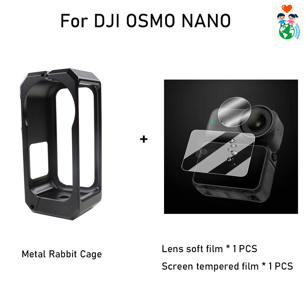 (ในสต็อก) สําหรับ DJI Osmo NANO กล้องโลหะกันกระแทกกรอบป้องกันกรณี Quick Release กรงกระต่าย Mount Holder สําหรับ DJI OSMO NANO อุปกรณ์เสริม CASE - รูปที่ 7