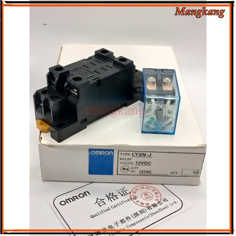 ของใหม่! MY2NJ MY2N-J MY2 MY2N รีเลย์ MY4  MY4NJ MY4N-J my รุ่นลงท้ายj ตัวสีฟ้า  รีเลย์ 12v 24v 48v 
