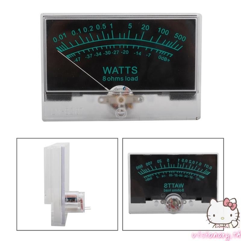 Vision VU Level Audios Meter ความต้านทานภายใน Backlights Pointers Meter 500uA