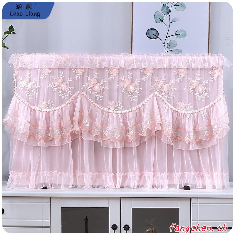 ผ้าคลุมโทรทัศน์ลูกไม้กันฝุ่น 43 นิ้ว 50 นิ้ว 55 นิ้ว 65 นิ้ว Always-On The Drape