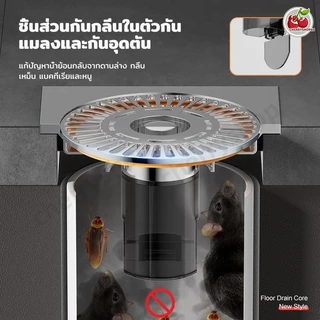 รุ่นอัพเกรด ตะแกรงกันกลิ่น กันกลิ่นท่อระบายน้ำ ป้องกันเศษผม กันวัตถุแปลกปลอมไหลลงท่อระบายน้ำ