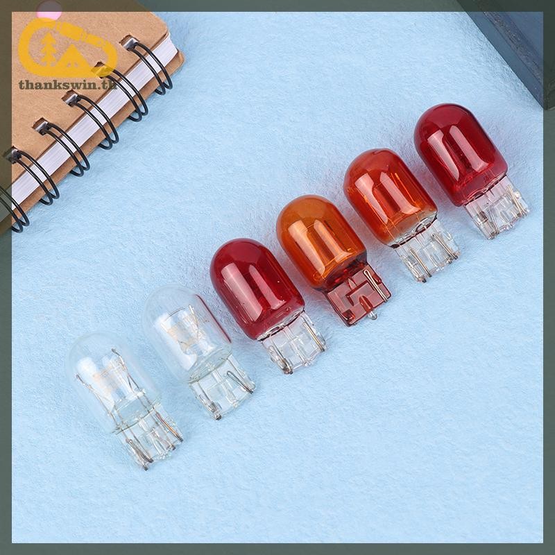 Thankswin T20 7440 7443 WY21W W21W หลอดฮาโลเจน 7443 W21/5W T20 Super Bright สํารองย้อนกลับสําหรับรถส