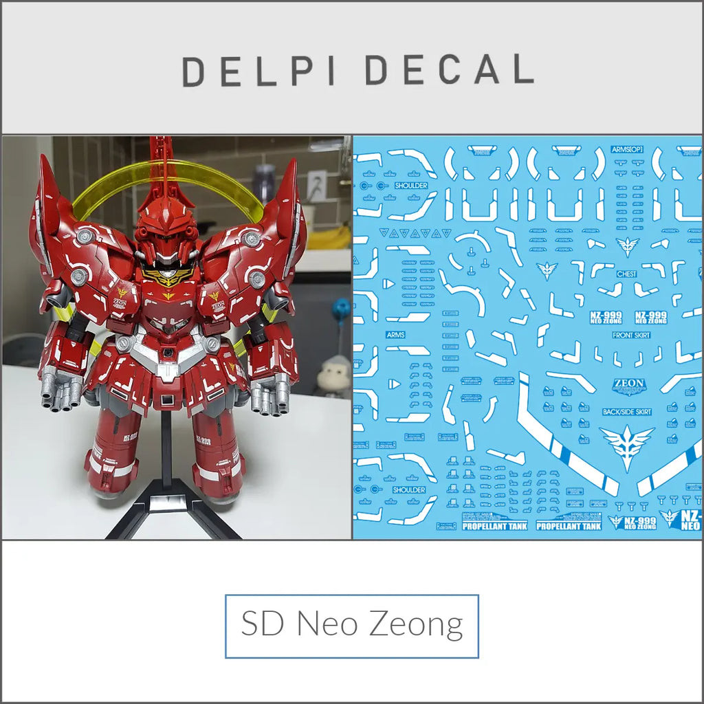 Delpi Decal (ดีคอลน้ำ) SD Neo Zeong