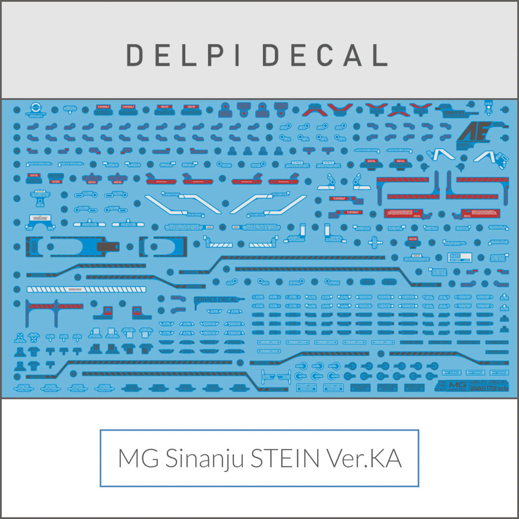 Delpi Decal (ดีคอลน้ำ) MG Sinanju STEIN Ver.Ka