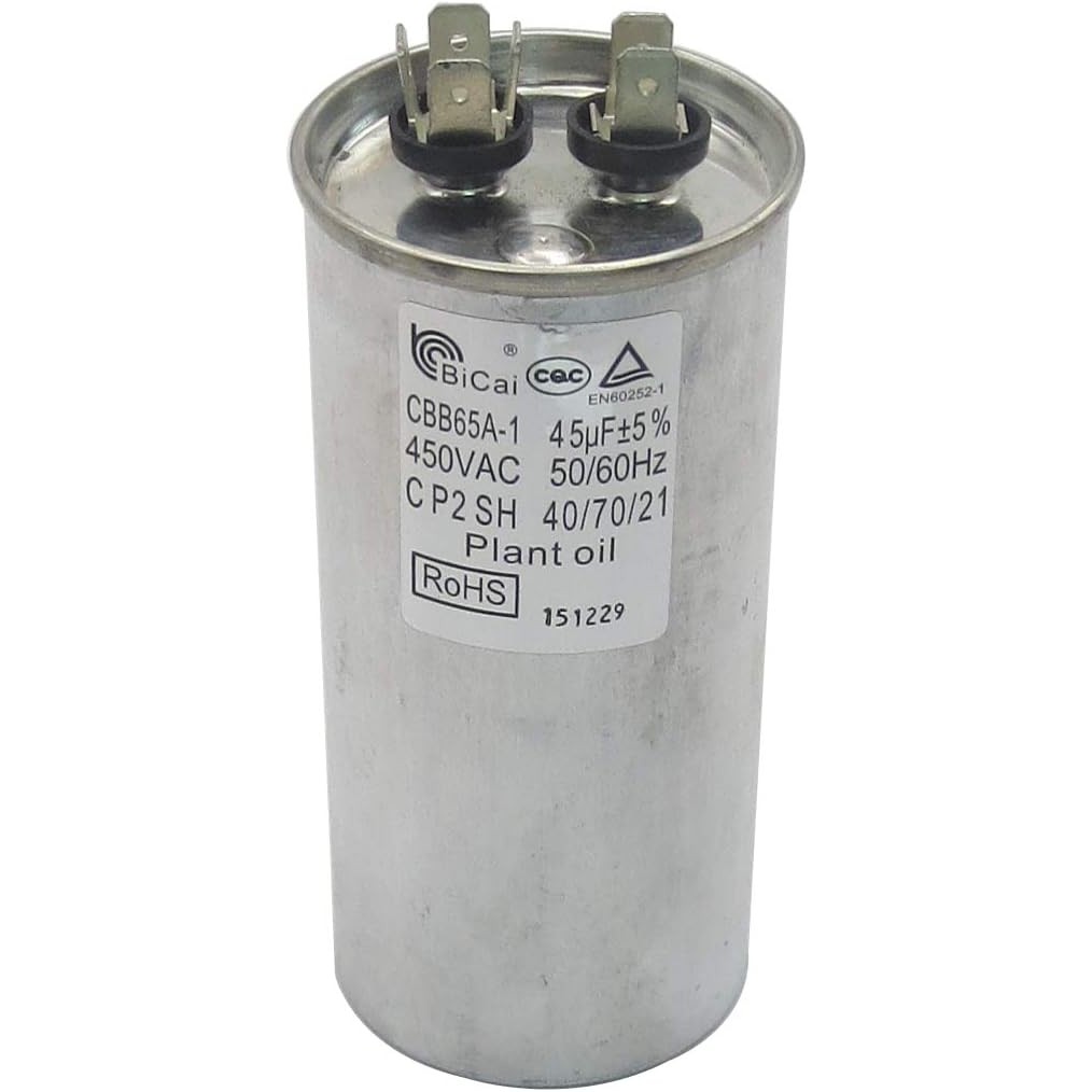 เมตร STAR ROHS CQC EN60252-1 Universal เครื่องปรับอากาศคอมเพรสเซอร์สตาร์ทตัวเก็บประจุ 20-75uf CBB65A